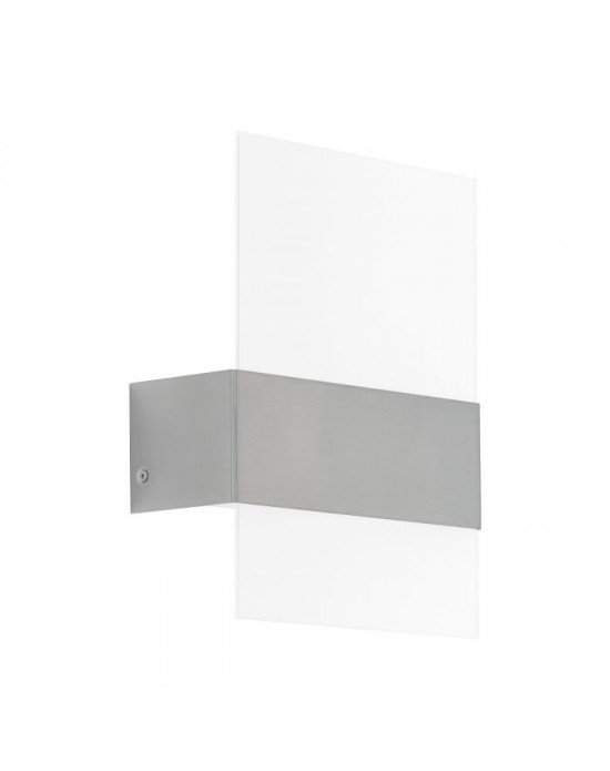 NADELA VANJSKA ZIDNA/2, LED, 2X2,5W, INOX/BIJELA