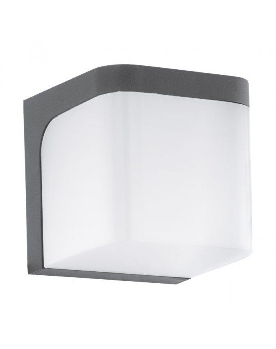 JORBA VANJSKA ZIDNA/1, LED, 6W, ALU GUS/CRNA