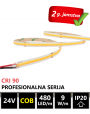 PROFESIONALNA LED TRAKA, COB, 480LED/m, 24V, 9W/m, 900lm/m, 4000K, IP20, 1m