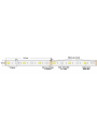 PROFESIONALNA LED TRAKA, SMD 5050, 60LED/m, 12V, 14,4W/m, RGB-W 4000K, IP65, 5m