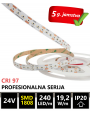 PROFESIONALNA LED TRAKA, SMD 1808, 240LED/m, 24V, 19,2W/m, 1806lm/m, 4000K, IP20, 1m