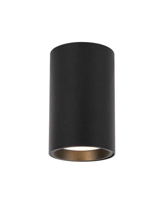 Moderna stropna svjetiljka GENESIS, 1xGU10, Ø63xh100 mm, CRNA
