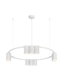 Moderna viseća svjetiljka GENESIS, 10xGU10, Ø600 mm, BIJELA