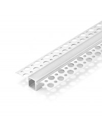 LED profil ugradni za gips ploče (knauf), širina utora 14.8mm, + OPAL pokrov, 2M