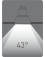 LED ŽARULJA, GU10, PAR16, 6W, 455lm, 2700K, 43°, IP20, Panasonic