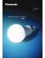 LED ŽARULJA, E14, C37, 5W, 440lm, 2700K, 200°, IP20, Panasonic